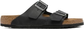 Birkenstock Arizona Soft Footbed Oiled Leather Size: 46, colour: BLACK