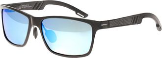 Breed Mens Pyxis Titanium Polarized Sunglasses - Blue - One Size