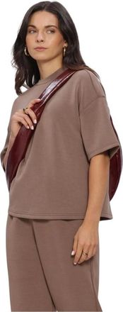 Selected Tops, Dames, Bruin, M, Tenny T-shirt