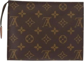 Louis Vuitton Pre-owned Clutches, female, Brown, Size: ONE SIZE Pre-owned Canvas Clutch