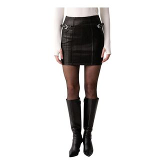 Guess Clarissa Minirok - Dames - Rokken - Zwart - Maat: W30 Katoen