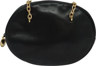 Dior Black Leather Shoulder Bag (Pre-Owned)