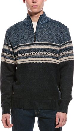 Point Zero Semi Fit 1/4-Zip Mock Neck Sweater