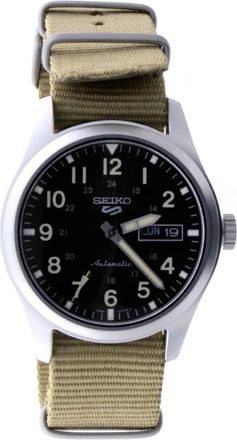 Seiko 5 Sports Field - Dames - Horloges - Groen - ONE Size - Nylon - Accessoires