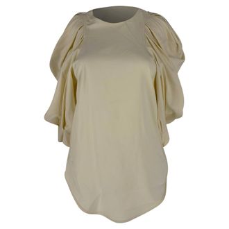 Isabel Marant Surya Blouse in Ivory Lyocell