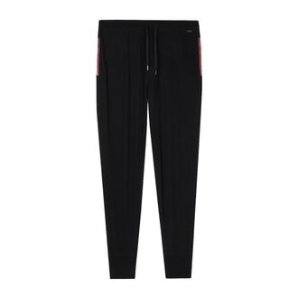 Paul Smith Comfy Black Lounge Trousers with Multicolor Drawstring - male - Paul Smith - Sweatpants - Black - XL - Trousers