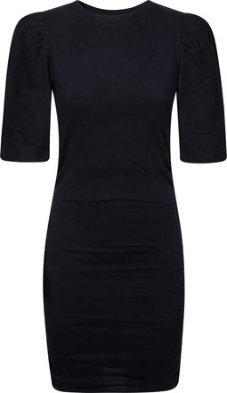Isabel Marant Mylda Dress Ruched Puffed Sleeve Mini Dress
