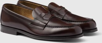 Prada Brushed leather loafers