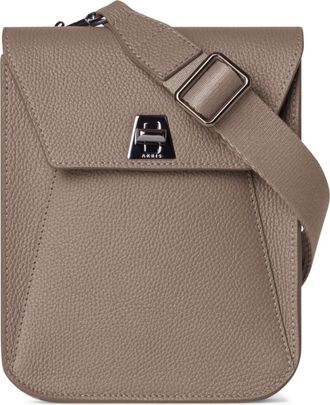 Akris Mini Anouk Leather Crossbody Bag in Taupe at Nordstrom