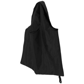 Aboofan Foldable Large Waterproof Grocery Shopping Bag Reusable Polyester Tote Portable Fold-Up Shopping Bag for Daily Groceries and Travel in Black