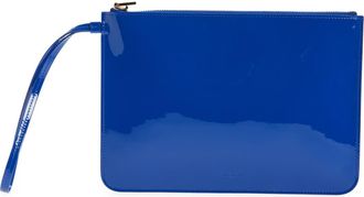 Tom Ford Zip Top Patent Leather Wristlet in Royal Blue at Nordstrom