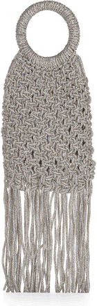 Twentyfourhaitch Twenty Fourhaitch Bag Made In Rhinestone Knit
