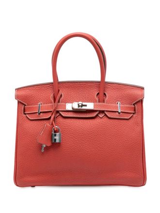 Herm&egrave;s 2011 Limited Edition Togo Birkin Retourne 30 Eclat handtas - Rood