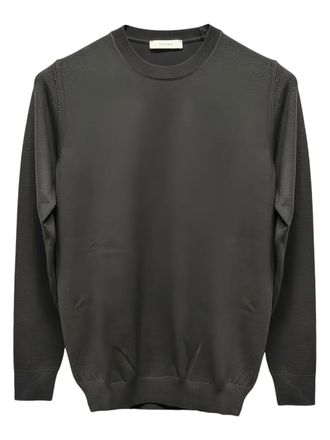 Diktat crew-neck sweater - Black