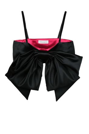 Nina Ricci Fluid Polyester Top - Black