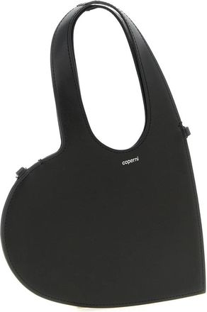 Coperni Mini Heart Tote - Dames - Handtassen - Zwart - ONE Size - Leer - Tassen