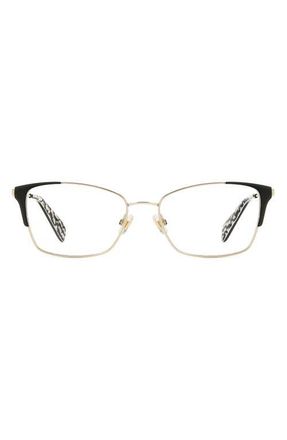 Kate Spade New York arla 52mm rectangular optical glasses in Black at Nordstrom