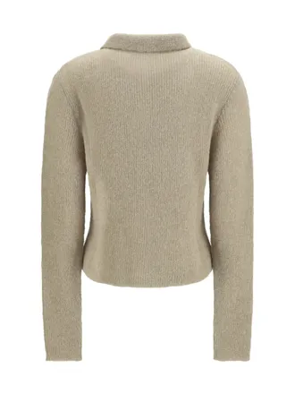 Our Legacy Polo Collar Button-Front Cardigan - Green