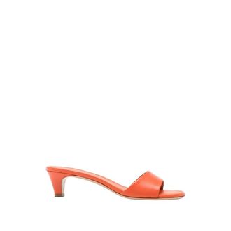 Ferragamo Heeled Mules, female, Orange, Size: 10 1/2 US Shoes Ferragamo