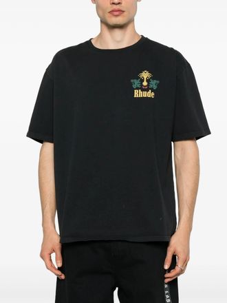 Rhude Mens T-Shirt in Black