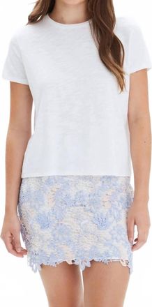 Chrldr Jane Tee In White