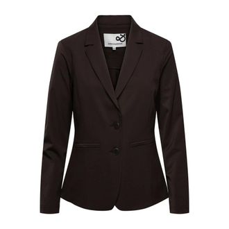 &Co Woman Phileine Travel Blazer - Dames - Jassen - Bruin - Maat: L Polyamide