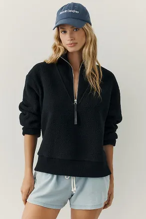 Varley Jaylin Quarter-Zip Fleece Pullover