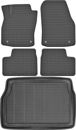 OEM Juego De Alfombrillas De Goma Para Coche Y Maletero Para Opel Astra Iii H Hatchback (2004-2009)