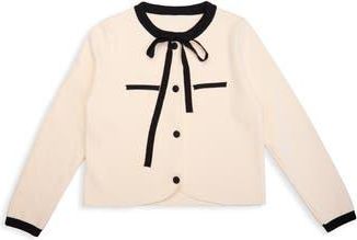 Saachi Tie Front Cardigan in Natural at Nordstrom Rack