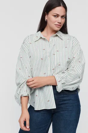 Maeve Shrunken Bennet Buttondown Shirt