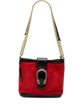 Gucci 2016-2025 Suede Dionysus bucket bag - Zwart