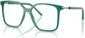 A|X Armani Exchange 53mm Irregular optical glasses in Green at Nordstrom