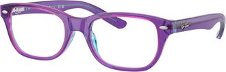 Ray-Ban Square Optisch Montuur - unisex - Brillen - Paars - 48 MM - Accessoires