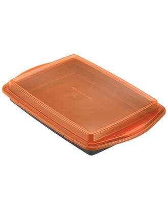 Rachael Ray Yum-O 13In Covered Cake Pan