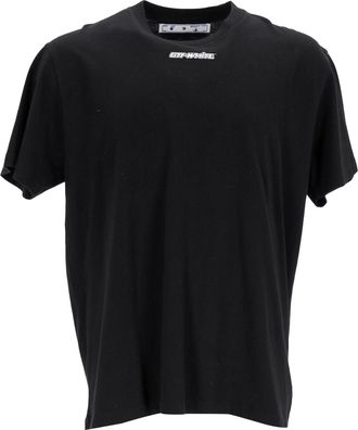 Off-white Mens Marker S/S Over T-shirt in Black Cotton - Size X-Small