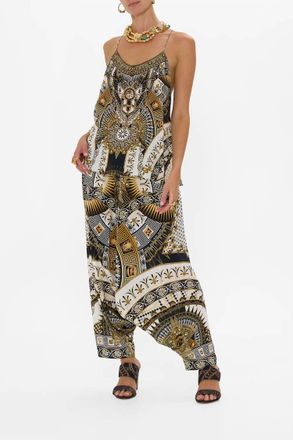 Camilla T Back Shoestring Top In Temples Of Dendara