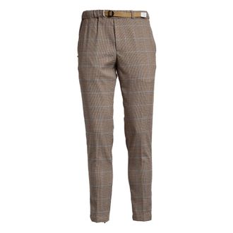 White Sand Long Check Trousers