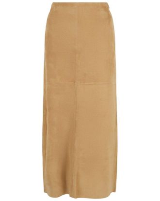 Ferragamo Leather Pencil Skirt