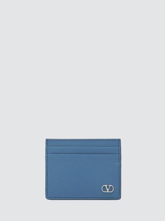Valentino Garavani VLogo Signature Calf Leather Flat Card Holder