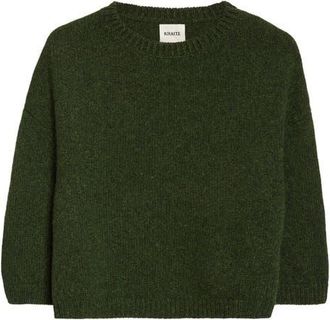 Khaite Sabina Cashmere Sweater in Seaweed at Nordstrom, Size Large