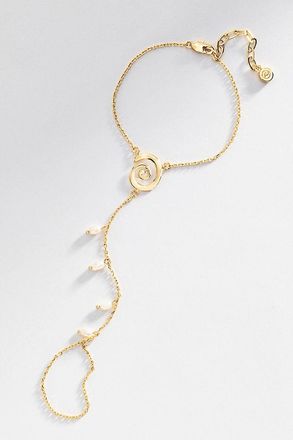 Ettika Aura Pearl Hand Chain