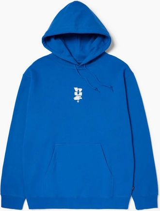 HUF Mens HUF Set Megablast P/O Hoodie Cobalt Blue - Size: 40