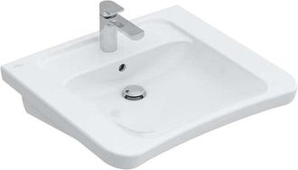 Villeroy & Boch Architectura Vita, Lavabos Suspendidos, 650 X 550 Mm, Rectangular, Ex Targa Architectura, Orificio Para Grifer&iacute;a Central Perforado, Con Rebosadero, Po