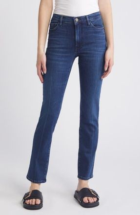 Frame Denim Le High Ripped Straight Leg Jeans in Calvin at Nordstrom, Size 23