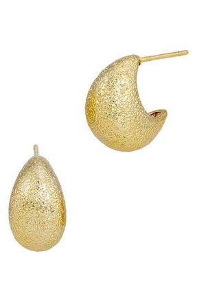 Savvy Cie Jewels Satin Finish Bubble Teardrop Earrings in Yellow at Nordstrom Rack
