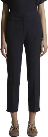 PESERICO Cropped Broeken - Dames - Vrijetijds broeken - Blauw - M - Leer - Broeken