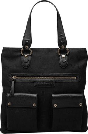 Bulgari Pre-owned Bvlgari Canvas Logomania Tote Ladies IKQYRG8RIBD5C9CY