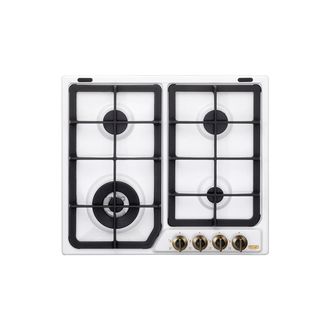 DeLonghi Bf 46 Pro Hobs Blanco Integrado 60 Cm Encimera De Gas 4 Zona(s)