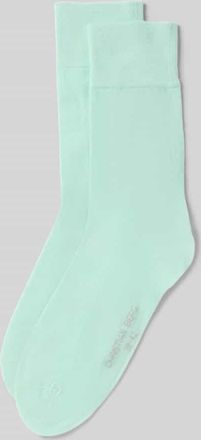 Christian Berg Socken mit geripptem Abschluss im 2er-Pack in Mint, Größe 39/42