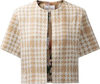 Karmamia Ines Blouse - Dames - Blouses - Beige - L/Xl - Polyester - Overhemden